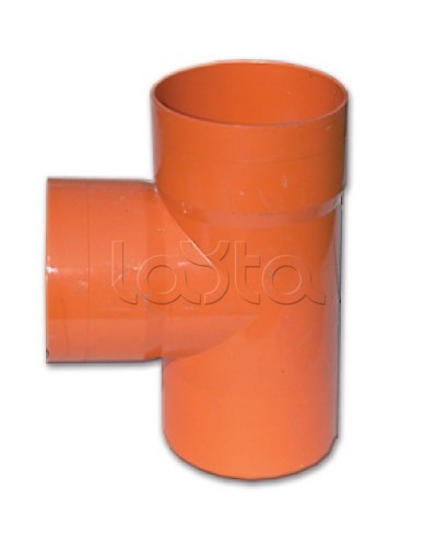 Тройник для двустенных труб, 90 град., полипропилен,д.200 мм DKC (020200) в Первоуральске Повороты, муфты, тройники Pintop.ru