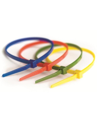 Хомут-стяжка нейлоновый, стандартный PL6.6 3.6х200 мм зеленый DKC 25214CV (100 шт/уп) в Первоуральске Стяжки-хомуты Pintop.ru