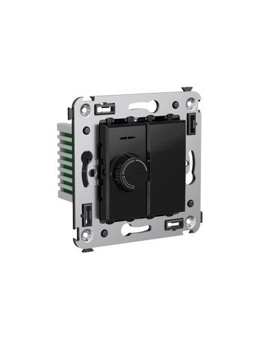 Диммер поворотный в стену, Avanti, Черный квадрат DKC 4402133 в Первоуральске Аксессуары для стоек и шкафов Pintop.ru