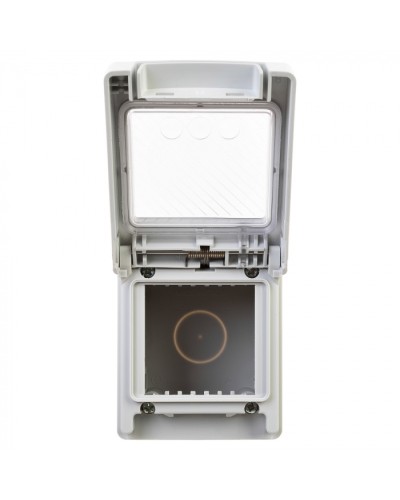 Коробка для настенного монтажа Avanti, IP55, серая, 2 модуля DKC (4403932) в Первоуральске Распределительные коробки Pintop.ru