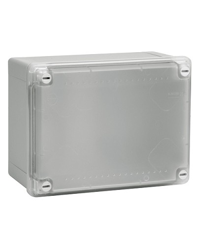 Коробка ответвит. с гладкими стенками, прозрачная, IP56, 240х190х90 мм DKC 54220 в Первоуральске Распределительные коробки Pintop.ru