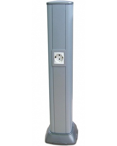 Колонна алюминевая 0,71 м, цвет темно-серебристый металлик DKC 09594 в Первоуральске Аксессуары для стоек и шкафов Pintop.ru