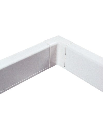 Угол внутренний для плинтусного короба 100х40 мм белый DKC AIR10042 в Первоуральске Аксессуары для кабель-канала Pintop.ru