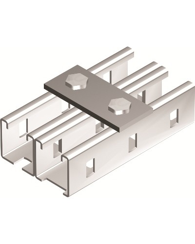 Пластина соединительная, длина 90 мм, 2отв., горячеоцинкованная DKC BMD1011HDZ в Первоуральске Аксессуары для лотков Pintop.ru