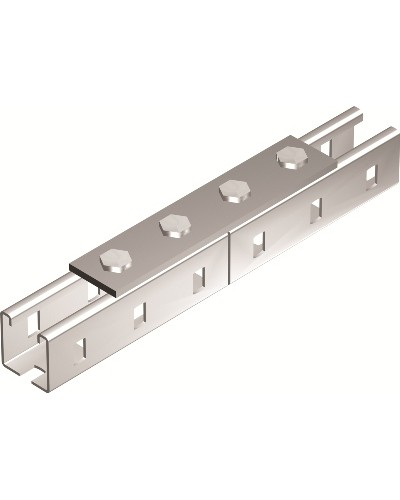 Пластина соединительная, длина 190 мм, 4отв., горячеоцинкованная DKC (BMD1012HDZ) в Первоуральске Аксессуары для лотков Pintop.ru
