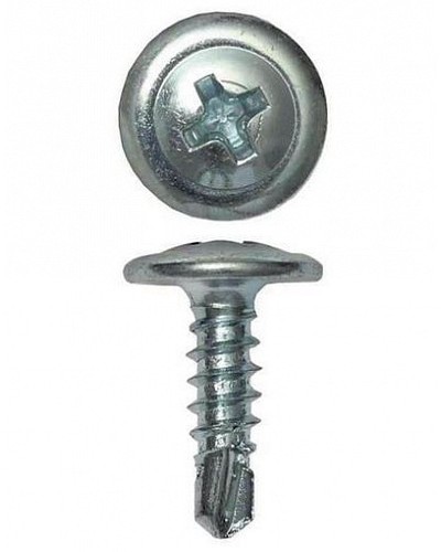 Саморез с пресс-шайбой 4.2x19 острый DKC CM275019 в Первоуральске Крепеж Pintop.ru