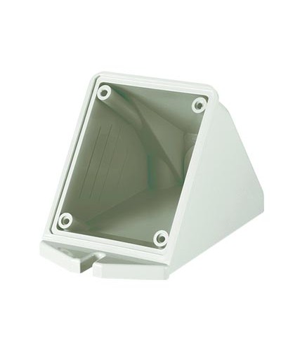 Коробка для настенного монтажа с наклоном розеток с фланцем 84*106 мм DKC DIS5700132 в Первоуральске Распределительные коробки Pintop.ru