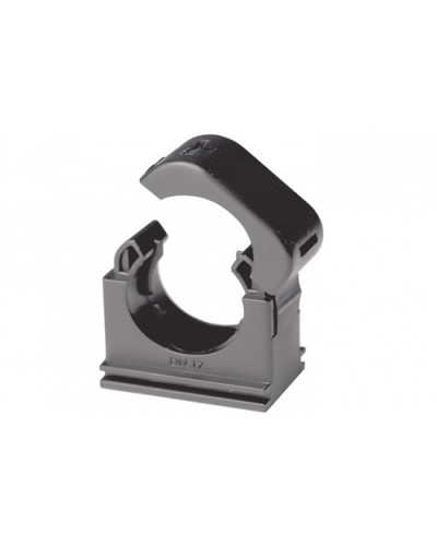 Держатель с крышкой DN 48 мм, полиамид, цвет чёрный DKC (PASW48N) в Первоуральске Держатели, клипсы, скобы Pintop.ru