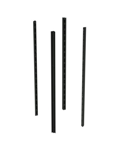 Стойки вертикальные для 19 IT-CQE, В=2000мм, 4шт, RAL9005 DKC (R5KMN20B) в Первоуральске Аксессуары для стоек и шкафов Pintop.ru