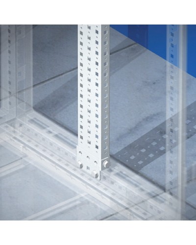 Рейки вертикальные для шкафов CQE высотой 2000 мм (2 шт/уп) DKC R5PDV20 в Первоуральске Аксессуары для стоек и шкафов Pintop.ru