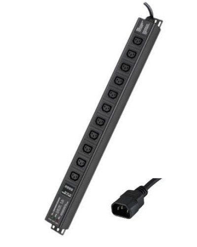 Блок распределения питания вертикальный для 19 шкафов DKC R5VIEC11CDOP в Первоуральске Блоки розеток Pintop.ru