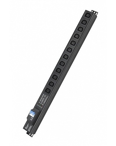 Блок распределения питания вертикальный для 19 шкафов DKC R5VIEC12CBOP в Первоуральске Блоки розеток Pintop.ru