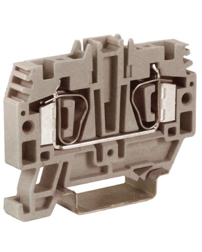 Зажим 4 кв.мм серый DKC ZHM250GR в Первоуральске Держатели, клипсы, скобы Pintop.ru