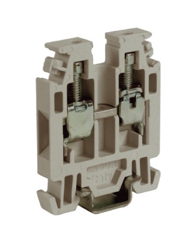 Зажим 2,5 кв.мм серый DKC ZRN500GR в Первоуральске Крепежные изделия Pintop.ru