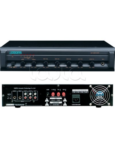 Микшер-усилитель DSPPA MP-300P в Первоуральске Система оповещения и трансляции Dsppa Pintop.ru