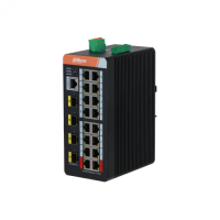 16-портовый гигабитный управляемый коммутатор с PoE Dahua DH-IS4420-16GT-240