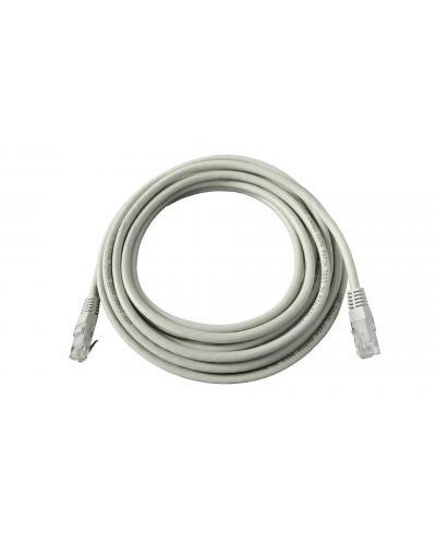 Коммутационный шнур U/UTP категория 5e PVC нг(А)-LS 4,0 м, серый Datarex (DR-180013) в Первоуральске Патчкорды (медные) Pintop.ru