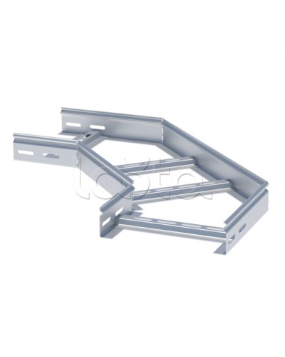 Угол 90 град. горизонтальный для лестничного лотка 80x400 мм EKF (glt9080400) в Первоуральске Аксессуары для лотков Pintop.ru