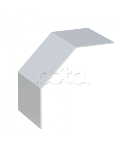 Крышка на угол 90 градусов верт. внеш. лестн. усиленная 100x300 мм (2 мм) HDZ EKF (kvoltp90100300-2-HDZ) в Первоуральске Аксессуары для лотков Pintop.ru