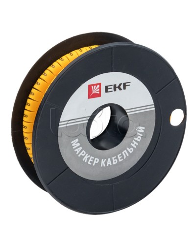 Маркер кабельный 1,5 мм2 8 (1000 шт.) (ЕС-0) EKF PROxima (plc-KM-1.5-8) в Первоуральске Аксессуары для кабель-канала Pintop.ru