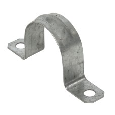 Скоба металлическая двухлапковая d31-32 мм (10 шт) EKF PROxima (sm-2-31-32-r)