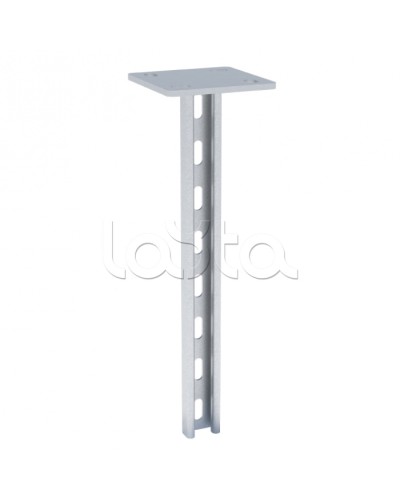 STRUT-стойка 41х21 мм, основание 400 мм HDZ EKF (sts412140-HDZ) в Первоуральске Аксессуары для лотков Pintop.ru