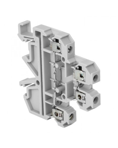 Клемма винтовая двухуровневая JXB-4/35 серая EKF (plc-jxb-2-4/35gy) в Первоуральске Клеммные колодки Pintop.ru