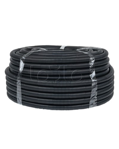 Труба гофр. негорючая безгалогеновая FRHF с протяжкой d25 мм (75 м) черная EKF-Plast (FRHF-25) в Первоуральске Труба гофрированная Pintop.ru