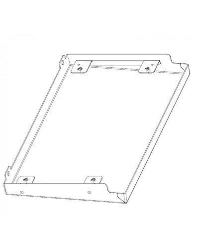 Крыша дождевая для шкафов серии EMW (Ш600 × Г300) Elbox (EMW-RR-600.300) в Первоуральске Аксессуары для стоек и шкафов Pintop.ru