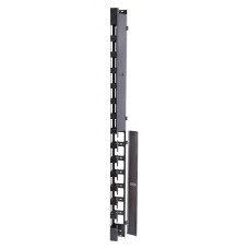 Вертикальный организатор с крышкой, 36U, серия R300 Eurolan (60A-18-36-01-10BL)