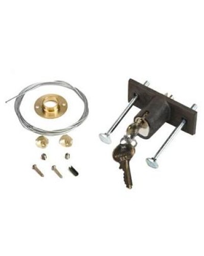 Замок дистанционной разблокировки потолочного привода с ключом №1 Faac 424591001 в Первоуральске Запчасти для шлагбаумов и автоматики Pintop.ru