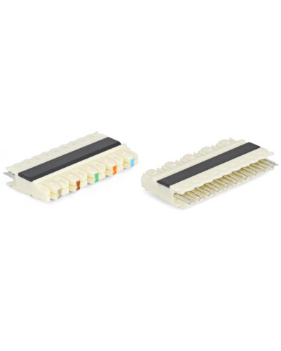 Hyperline 110C-M-5P 5-и парный 110 модуль, категория 5e в Первоуральске Коннекторы Pintop.ru