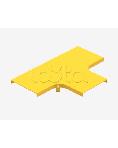 Крышка на ответвитель Т-образный пластиковый Hyperline FBTR-120-TEE-CVR в Первоуральске Аксессуары для лотков Pintop.ru