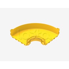 Горизонтальный угол на 90° для оптического лотка 300х100 мм Hyperline (FBTR-300-ELB90)