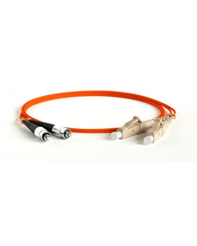 Патч-корд волоконно-оптический Hyperline FC-D2-50-LC/PR-LC/PR-H-1.5M-LSZH-OR в Первоуральске Патч-корды оптические Pintop.ru