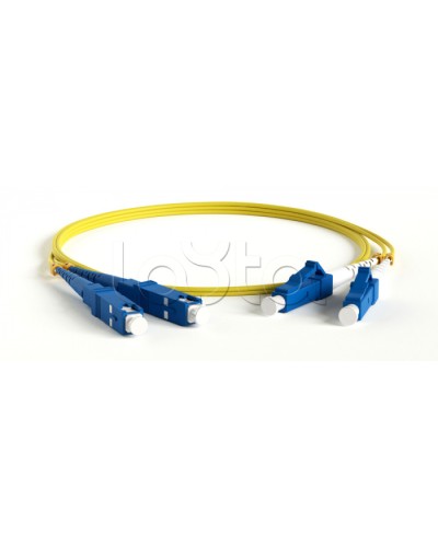 Патч-корд Hyperline (FC-D2-9A1-LC/UR-SC/UR-H-1M-LSZH-YL) в Первоуральске Патч-корды оптические Pintop.ru