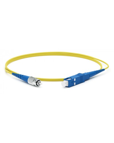 Патч-корд волоконно-оптический Hyperline FC-S2-9-FC/UR-FC/UR-H-20M-LSZH-YL в Первоуральске Патч-корды оптические Pintop.ru