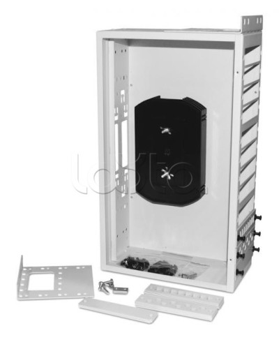 Бокс оптический универсальный 19 Hyperline FO-19R-3U-12xSLT-W140H42-96UN-GY в Первоуральске Коммутационные изделия Pintop.ru