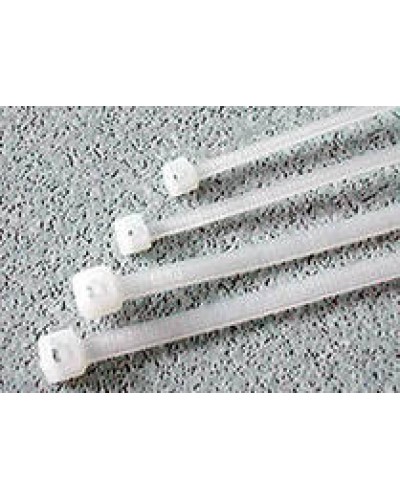 Хомут-стяжка нейлоновый, неоткрывающийся, 200х3.6 мм, белые Hyperline GT-200IC (100 шт/уп) в Первоуральске Стяжки-хомуты Pintop.ru