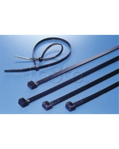 Хомут-стяжка нейлоновый, неоткрывающийся, 250х3.6 мм, черные Hyperline GT-250IBC (100 шт/уп) в Первоуральске Стяжки-хомуты Pintop.ru