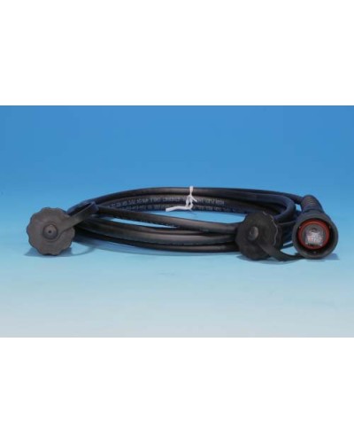 Патч-корд промышленный Hyperline PC-IE-LPM-STP-RJ45-RJ45-C5e-1M-BK в Первоуральске Патчкорды (медные) Pintop.ru