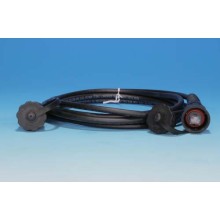 Патч-корд промышленный Hyperline PC-IE-LPM-UTP-RJ45-RJ45-C6-2M-BK