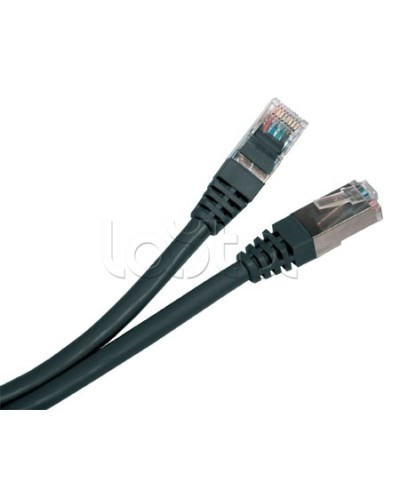 Патч-корд экранированный Hyperline PC-LPM-STP-RJ45-RJ45-C5e-15M-LSZH-BK в Первоуральске Патчкорды (медные) Pintop.ru