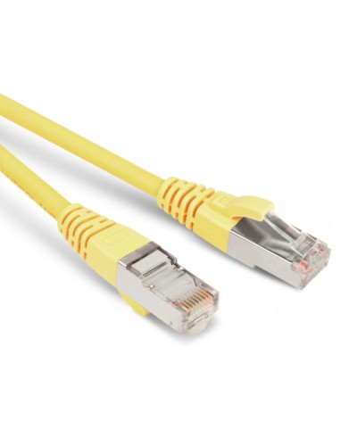 Патч-корд F/UTP Hyperline PC-LPM-STP-RJ45-RJ45-C6-10M-LSZH-YL в Первоуральске Патчкорды (медные) Pintop.ru