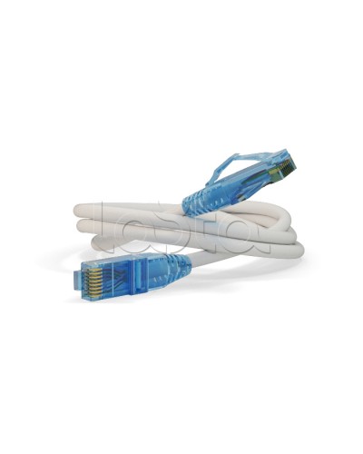 Патч-корд Hyperline PC-LPM-UTP-RJ45-RJ45-C6-3M-LSZH-WH в Первоуральске Патчкорды (медные) Pintop.ru