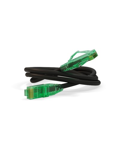 Патч-корд Hyperline PC-LPM-UTP-RJ45-RJ45-C6a-1M-LSZH-BK в Первоуральске Патчкорды (медные) Pintop.ru