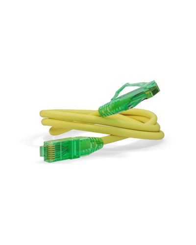 Патч-корд Hyperline PC-LPM-UTP-RJ45-RJ45-C6a-1M-LSZH-YL в Первоуральске Патчкорды (медные) Pintop.ru