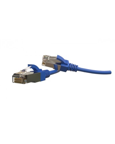 Патч-корд S/FTP Hyperline (PC-LPT-SFTP-RJ45-RJ45-C6-5M-LSZH-BL) в Первоуральске Патчкорды (медные) Pintop.ru
