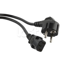 Кабель питания 1,0 м Hyperline PWC-IEC13-SHM-1.0-BK