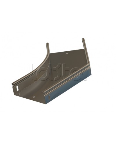 Угол 45° горизонтальный плавный Hyperline RST-AHS45-150-50-0,8-R100-SZ в Первоуральске Аксессуары для лотков Pintop.ru